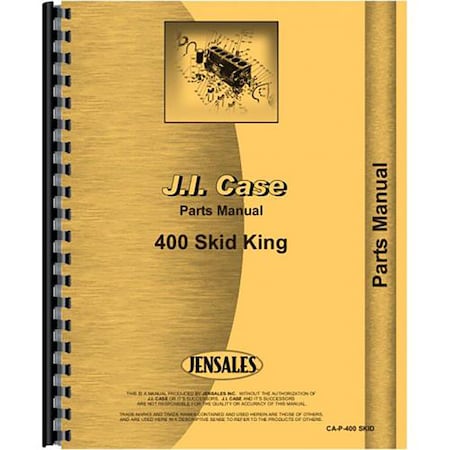 Aftermarket New Parts Manual Fits Case 400 Tractor RAP82894
